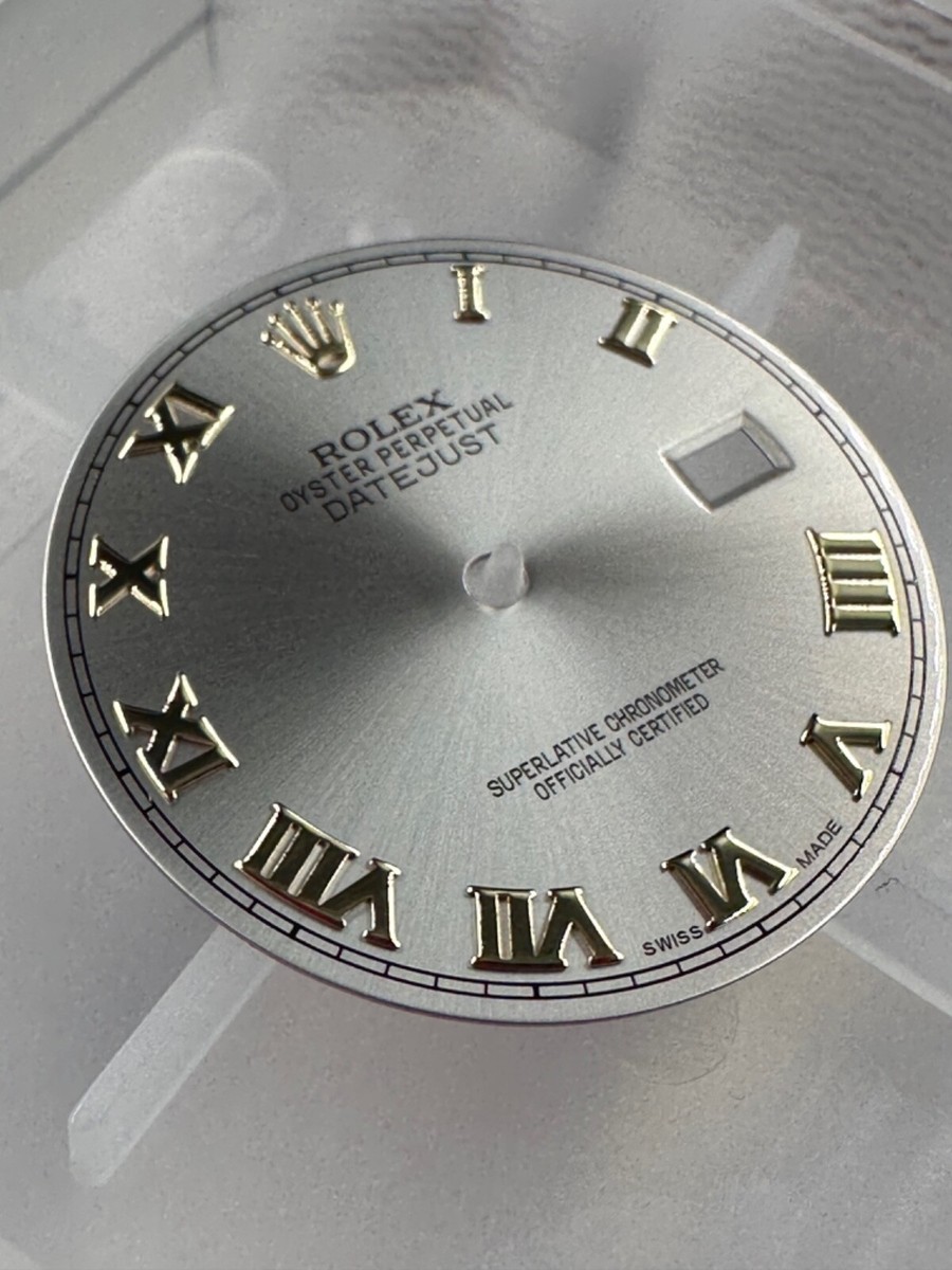 ROLEXロレックス　希少　シルバーリング　約13号 1970's ロレックス Ref.1603 デイトジャスト “Tiffany”Wネーム Cal