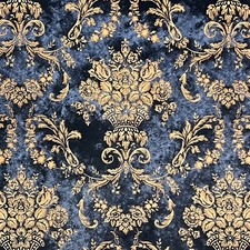 Velvet Damask Fabric, 54" Wide, for Upholstery Chair Window Craft - Sold by Yard