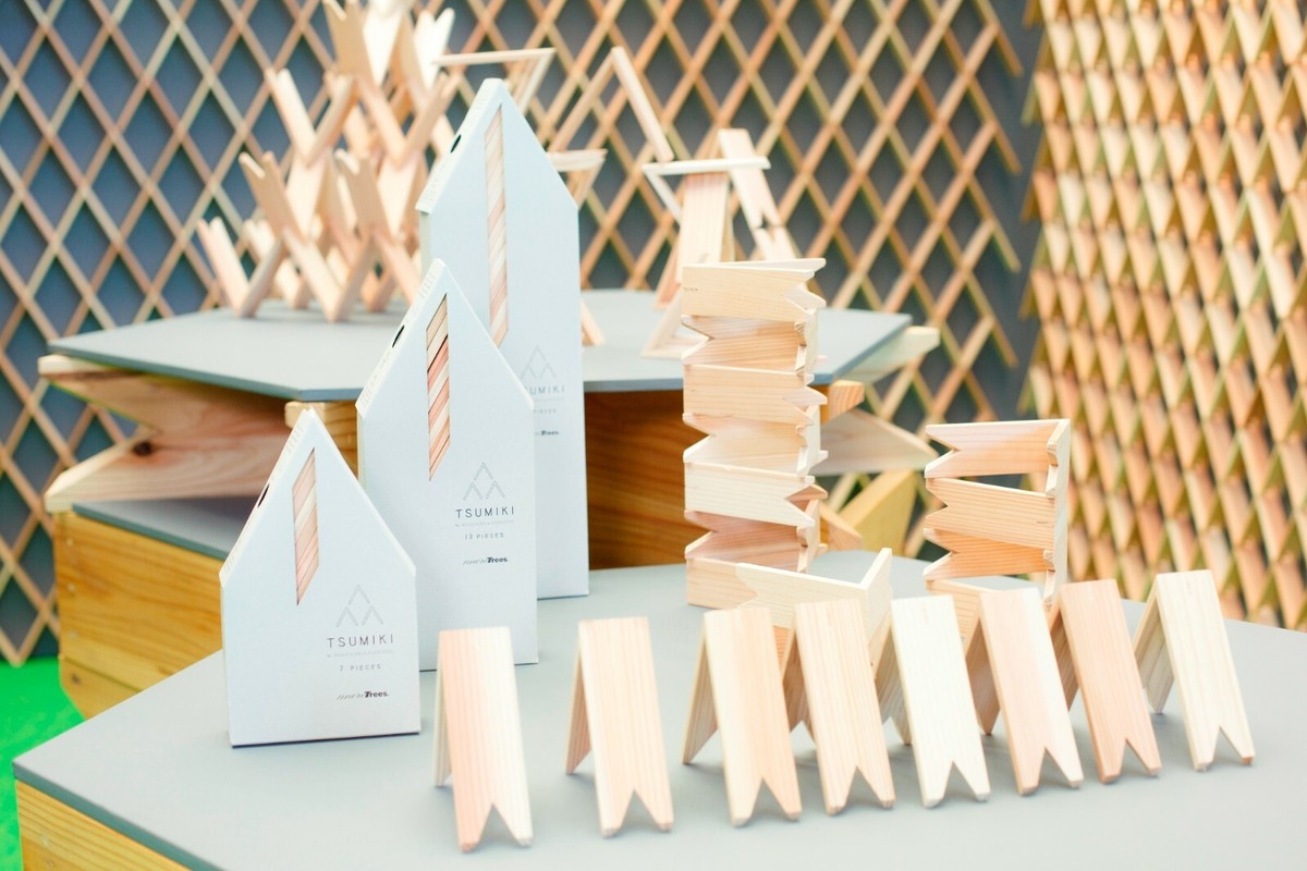 TSUMIKI Designed by Kengo Kuma 13pieces, Handmade by