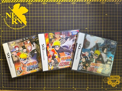 Lot Nintendo DS NDS Naruto Ultimate Ninja Storm I II III