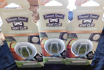 Yankee candle Smart Sent Vent Clip Air Freshener Picnic In The Park Set ...