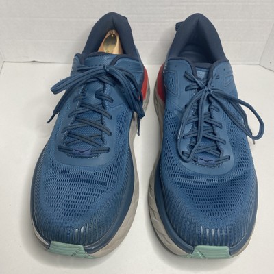 Hoka One One Bondi 7 Wide Mens 11 2E Shoes Blue Running Walk Hoka One One Bondi 7 Wide Mens 11 2E Shoes Blue Running Walk  main image 4