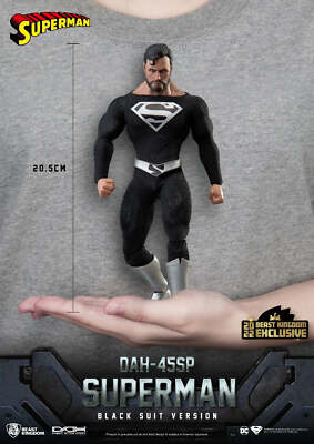 Dc Comics Superman Black Suit Dynamic Action Figure 2022 Exclusive