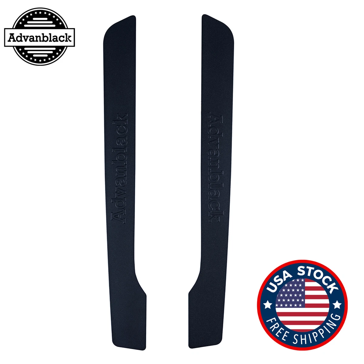Advanblack Saddlebags Skid Plates Fits Stretched Extended Bags