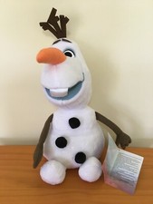 NWT Disney Store Frozen 2 Olaf Plush Doll Toy 11" Permanent Frost