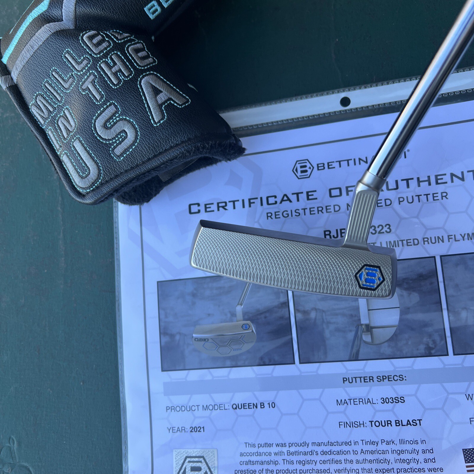 Bettinardi QB10 303 SS Putter Fly Mill Stability Shaft Tour Blast eBay