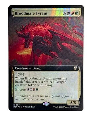 MTG | Broodmate Tyrant | Modern Horizons 3 | Ripple Foil | NM | EN