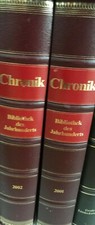 CHRONIK Bibliothek 20 Jahrhunderts Cabra Leder JAHRBUCH zur Wahl 2001 oder 2002