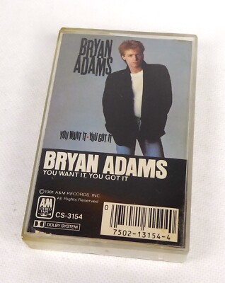 Musikkassette - BRYAN ADAMS - You want it, you got it  - Tape MC