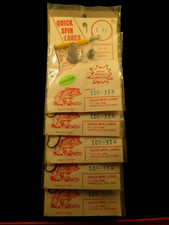 Card of 6 Quick Spin Lures 10E-314 5/8 oz Walleye Fishing Lures Made in Ohio *