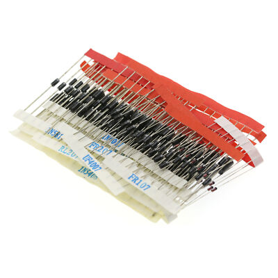 200PCS Diode Assortment Kit Quick Recovery/Switching/Schottky/Rectifier Z5L2