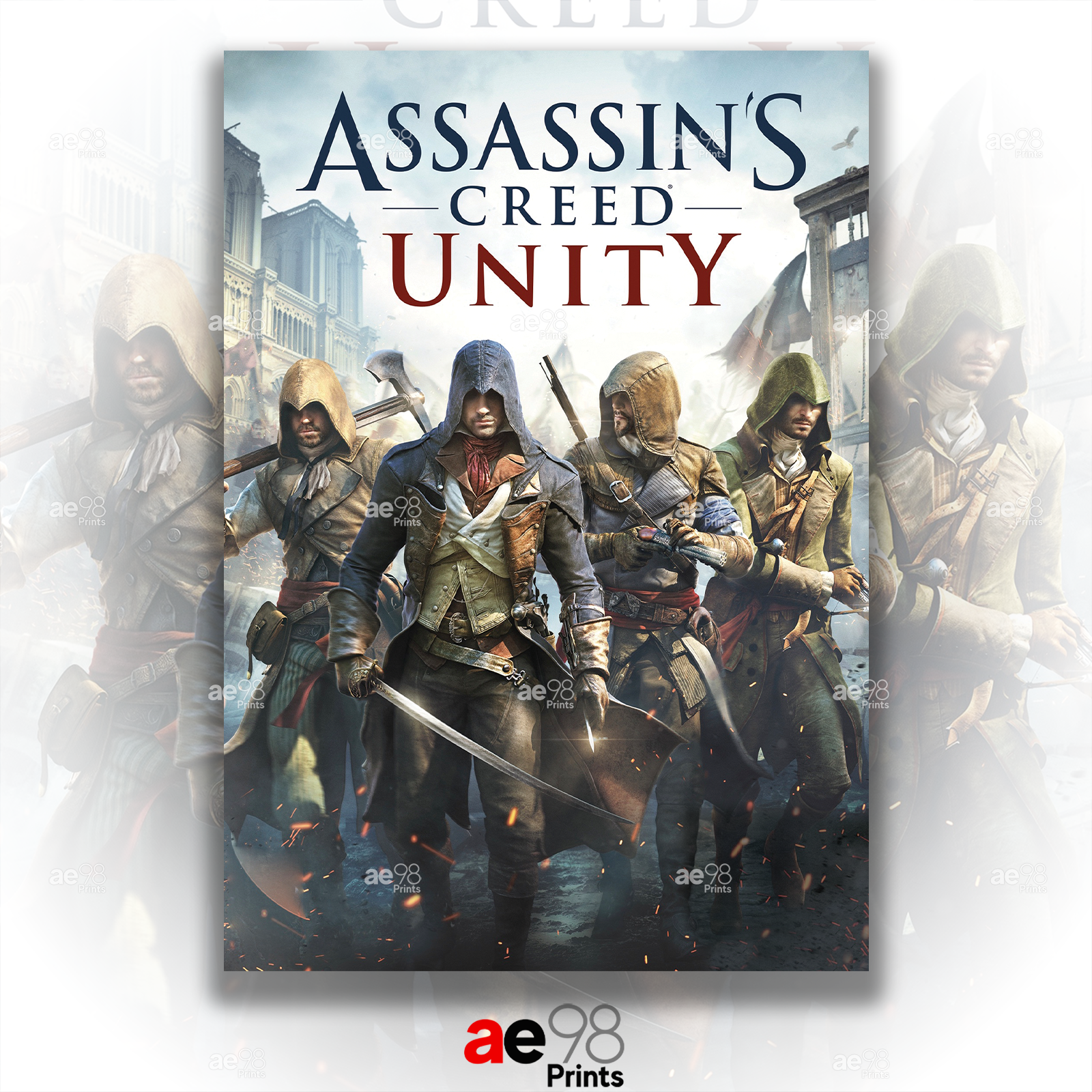 Poster Assassin's Creed Unity - Cityscape | Wall Art, Gifts & Merchandise 