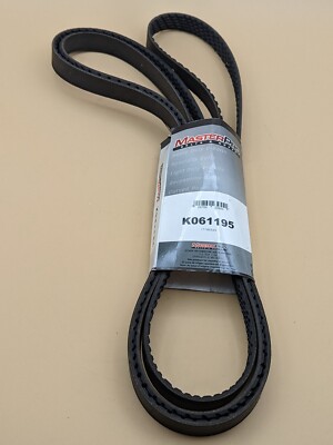 MASTERPRO 6K1195 Standard V-Ribbed Serpentine Belt Fits Sierra 