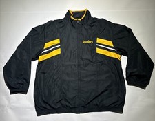 Cortavientos Pittsburgh Steelers Rebook Negro NFL Talla XL
