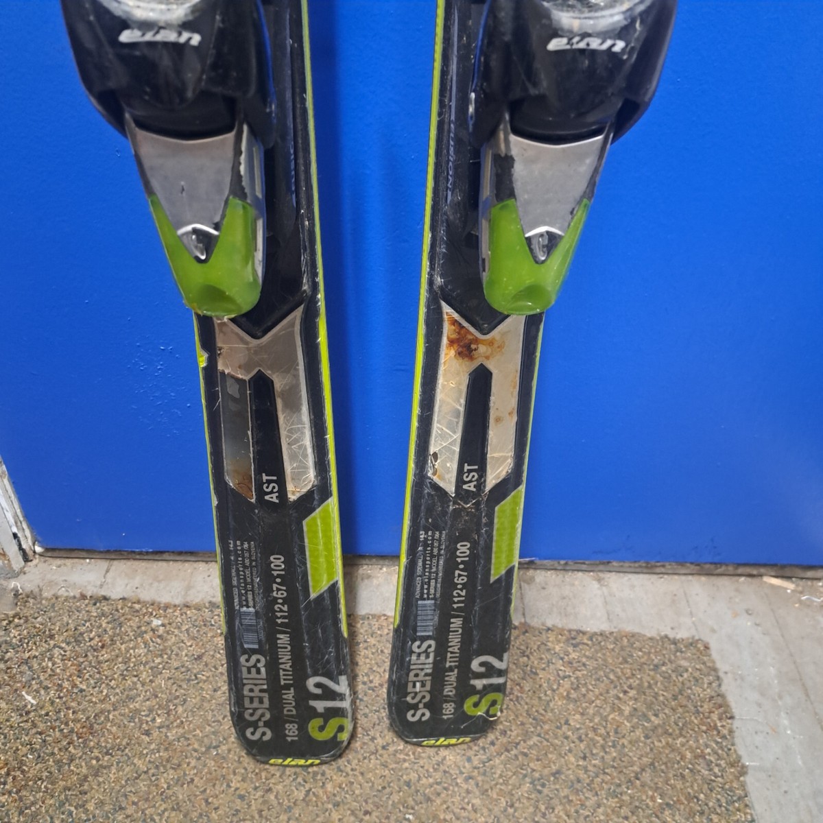 Elan Dual Titanium S12 168cm Skis with Elan Fusion Bindings | eBay