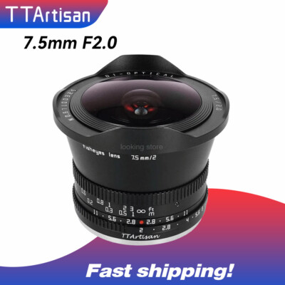 TTArtisan 7.5mm F2.0 Manual Fisheye Lens For  Fujifilm X