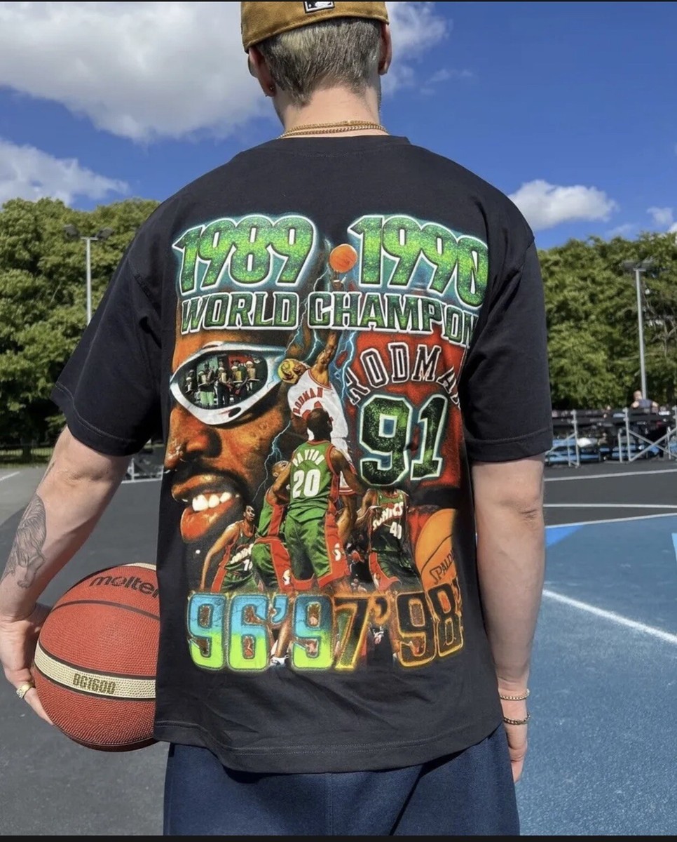 Marino Morwood Dennis Rodman￼ Double Sided All Over Print Rap T
