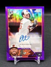 JOEY ORTIZ 2023 Topps Chrome Rookie Purple Auto /250