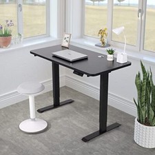 Electric Adjustable Height/Length Standing up Desk Frame Dual Motor w/Controller