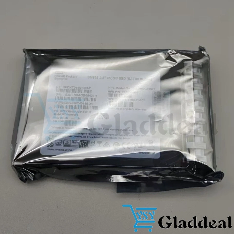 New HPE CL 960GB SATA 6G RI SFF S4510 FIO SSD P40503-B21 - Image 2 of 4