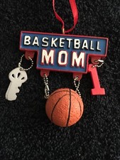Basketball Mom Cute Christmas Ornament