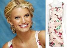 SALE $4,500 Vint GORGEOUS! DOLCE & GABBANA ITALY Silk  dress size 42-44
