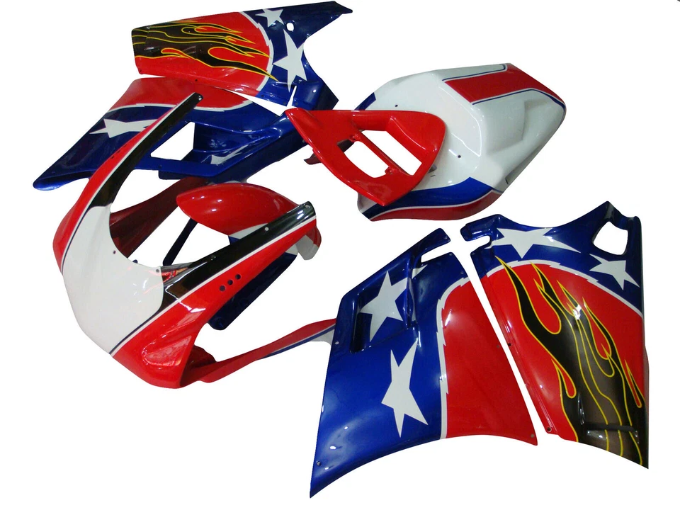Carenados rojo azul para Ducati 996/748/916/998 1996 1997 1998 1999 2000 2001 2002 Foto 2 de 4