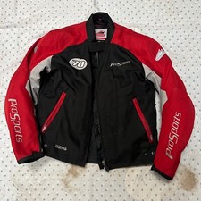 Hein Gericke Pro Sports Herren Textil Motorrad Jacke schwarz rot weiß