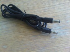 Double Ended Male 5.5x2.5 5.5mx2.5mm DC Power Cable Joining Lead Cord