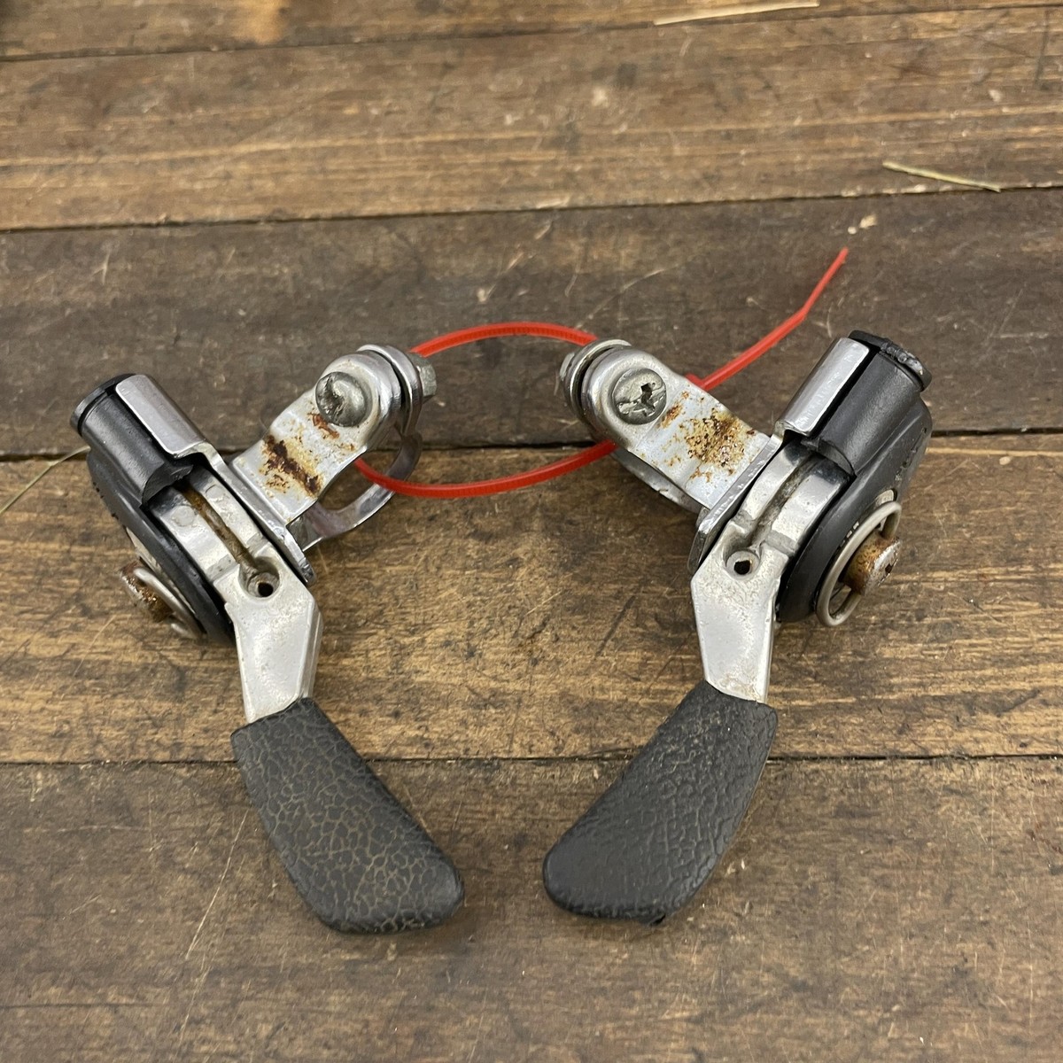 Vintage Shimano EM SL-M150 Thumb Shifters Japan MTB 6-Speed Retro