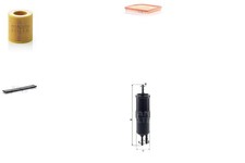 MANN-FILTER Inspektionspaket Filtersatz XL Leitungsfilter Aktivkohlefilter 135