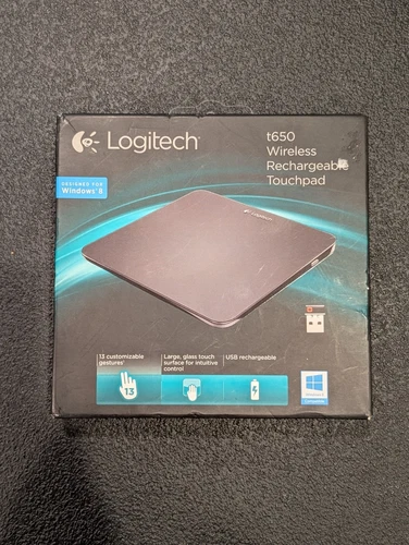 Logitech Touchpad t650 Wireless Rechargeable Mouse NEW Designed for Windows 8