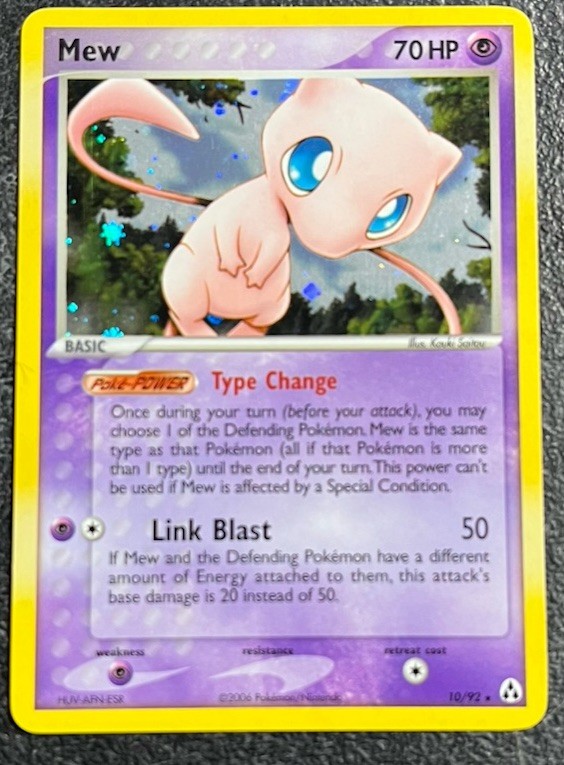 Mew - Legend Maker Pokemon Card TCG 10/92 - Rare Holo Near Mint