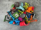 TMNT Teenage Mutant Ninja Turtles Vintage Lot Of 50 Accessories Weapons!