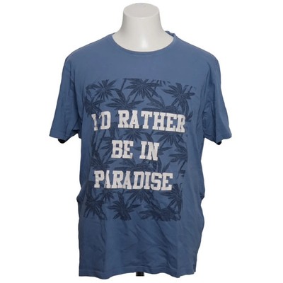 Identic, T-shirt, Größe: XXL, Indigo Beach, Blau, Baumwolle, Print, Herren #wL6