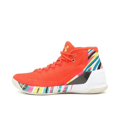 Under Armour Herren Curry 2.5 Schuhe Rot/Bunt Design Basketballschuhe EU 42.5