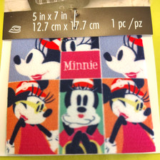 Minnie Mouse I Iron On Patch Bondex Twill 5x7 Mend Repair Crafts Disney