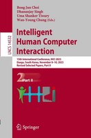 Intelligent Human Computer Interaction Bong Jun Choi