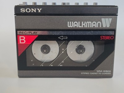 Sony WM-W800 Walkman Cassette Recorder - Black for sale online | eBay