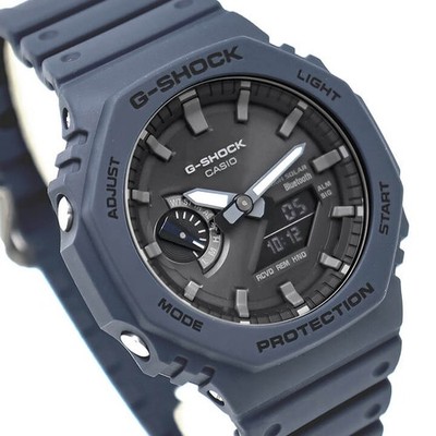 Casio G-SHOCK GA-B21002A CasiOak Solar Bluetooth Navy Men's Analog Digital Watch
