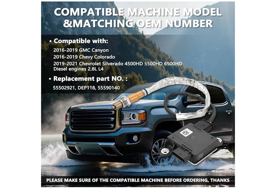 Sensor de partículas de escape diésel OEM para Chevrolet Colorado GMC Canyon 55502921 Foto 4 de 4