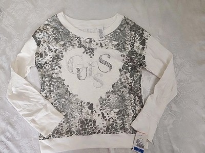Guess  Long-Sleeve Blouse Girls Youth XL (16) Cream