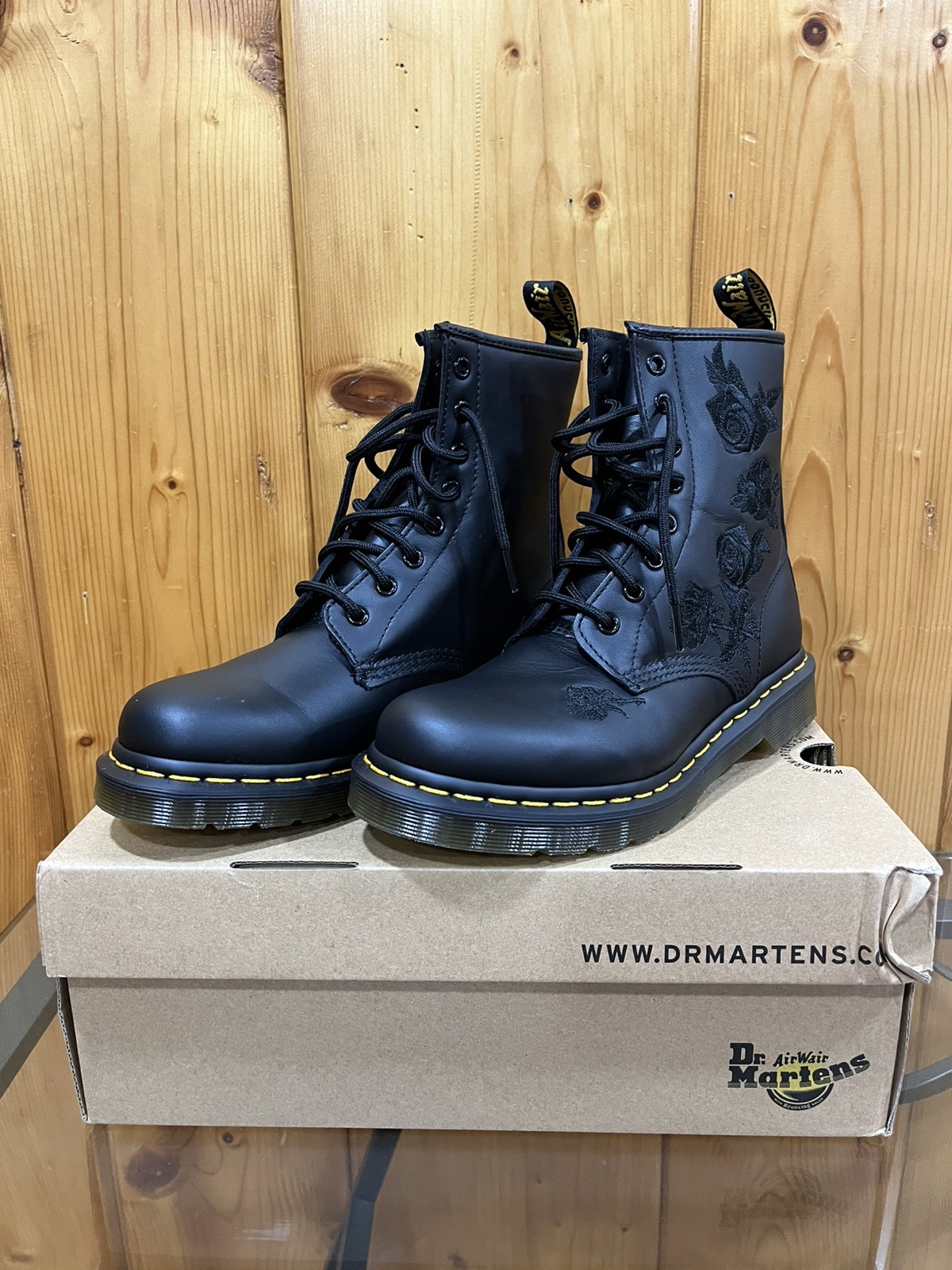 Dr. Martens 1460 Vonda Mono Black Boots – Women’s US 8 (EU 39)