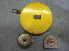 3pc Vintage Tape Measures Lufkin, Tufboy, Mechanic's Pal