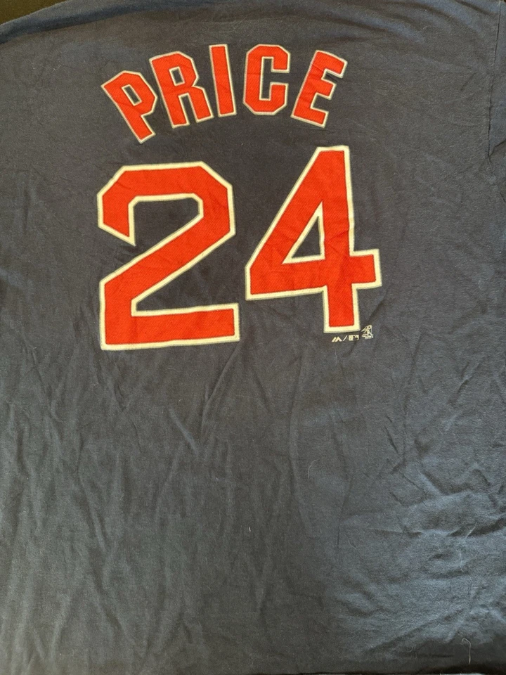 Camiseta de jugador Boston Red Sox MLB #24 'David Price' 2xl Foto 4 de 4