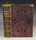 1856 Self-Explanatory Reference Bible William Collins Leather Fine Binding MAPS