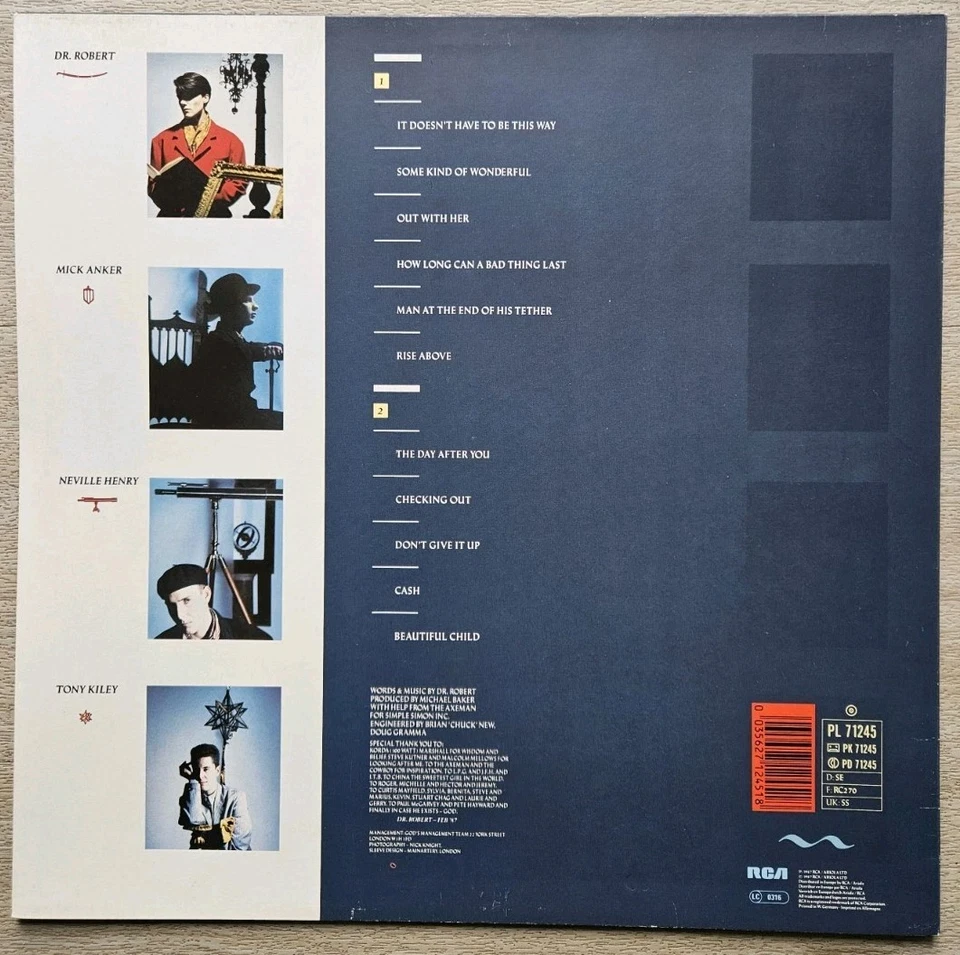 The Blow Monkeys - She Was Only A Grocer's Daughter - LP - 1987 - RCA - Bild 2 von 4