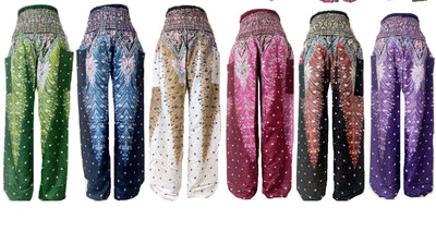 10pc Lot Casual Harem Pants Gypsy Indian Hippie Travel boho Women Yoga Pants