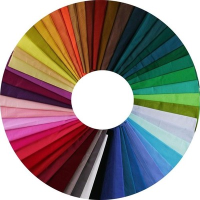 50pcs 12 x 12 inch Multicolor Cotton Fabric Bundle Squares for Quilting Sewin...