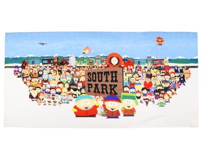 South Park Beach Towel Eric Stan Kyle Kenny Characters 30''x60''